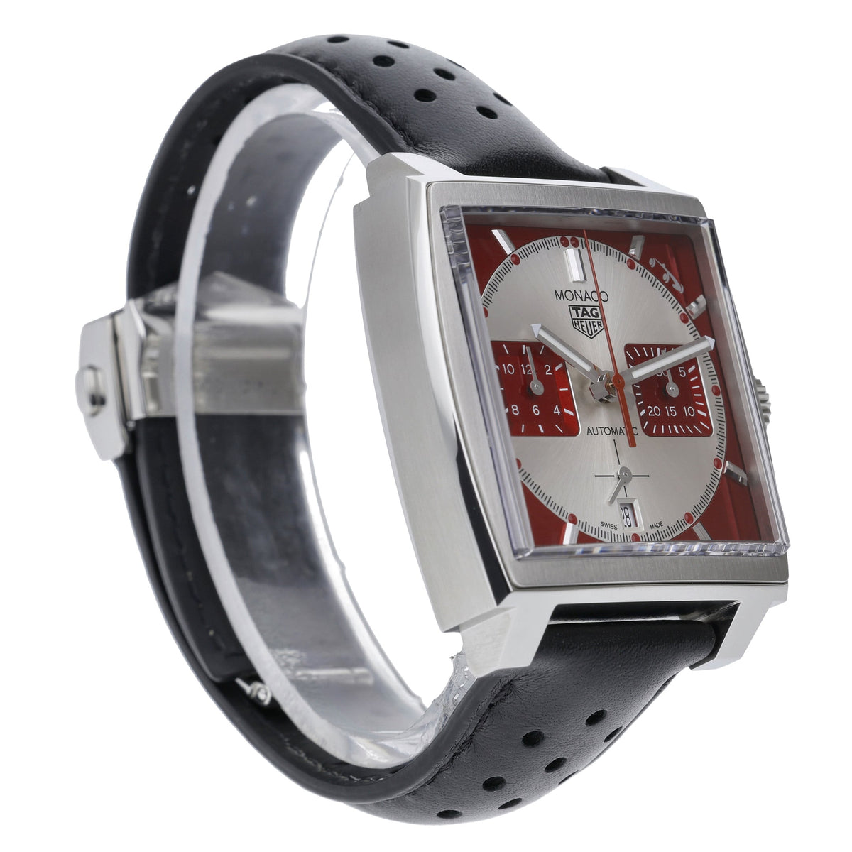 Tag Heuer Grand Prix De Monaco Edition CBL2114.FC6486 with red dial and steel case - product image 4