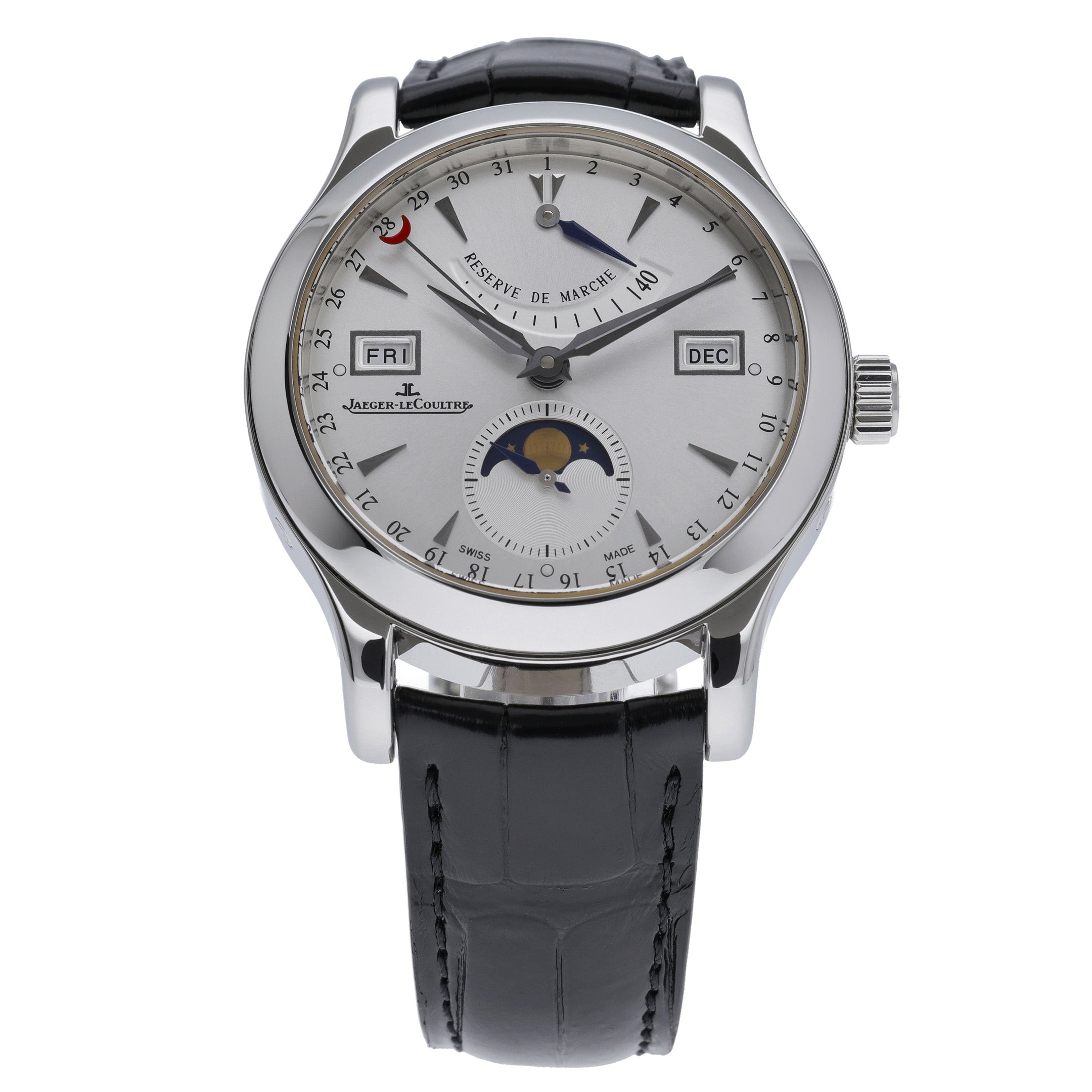 Jaeger-LeCoultre Master Calendar 147.8.41.S with silver dial and steel case - product image 3
