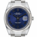 Rolex Datejust 41 126334 with blue dial and steel & white gold case