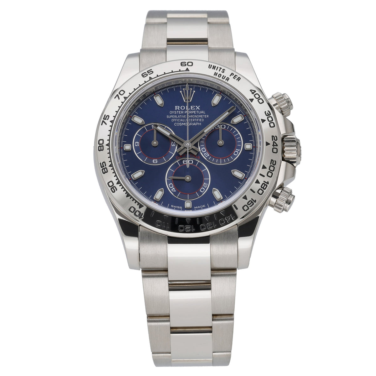 Rolex Daytona 116509 with blue dial and 18ct white gold case - product image 3