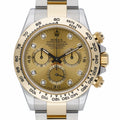 Rolex Daytona 116503 with champagne diamond dial and steel & yellow gold case