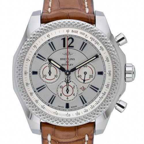 Breitling Bentley Barnato A41390 with silver dial and steel case