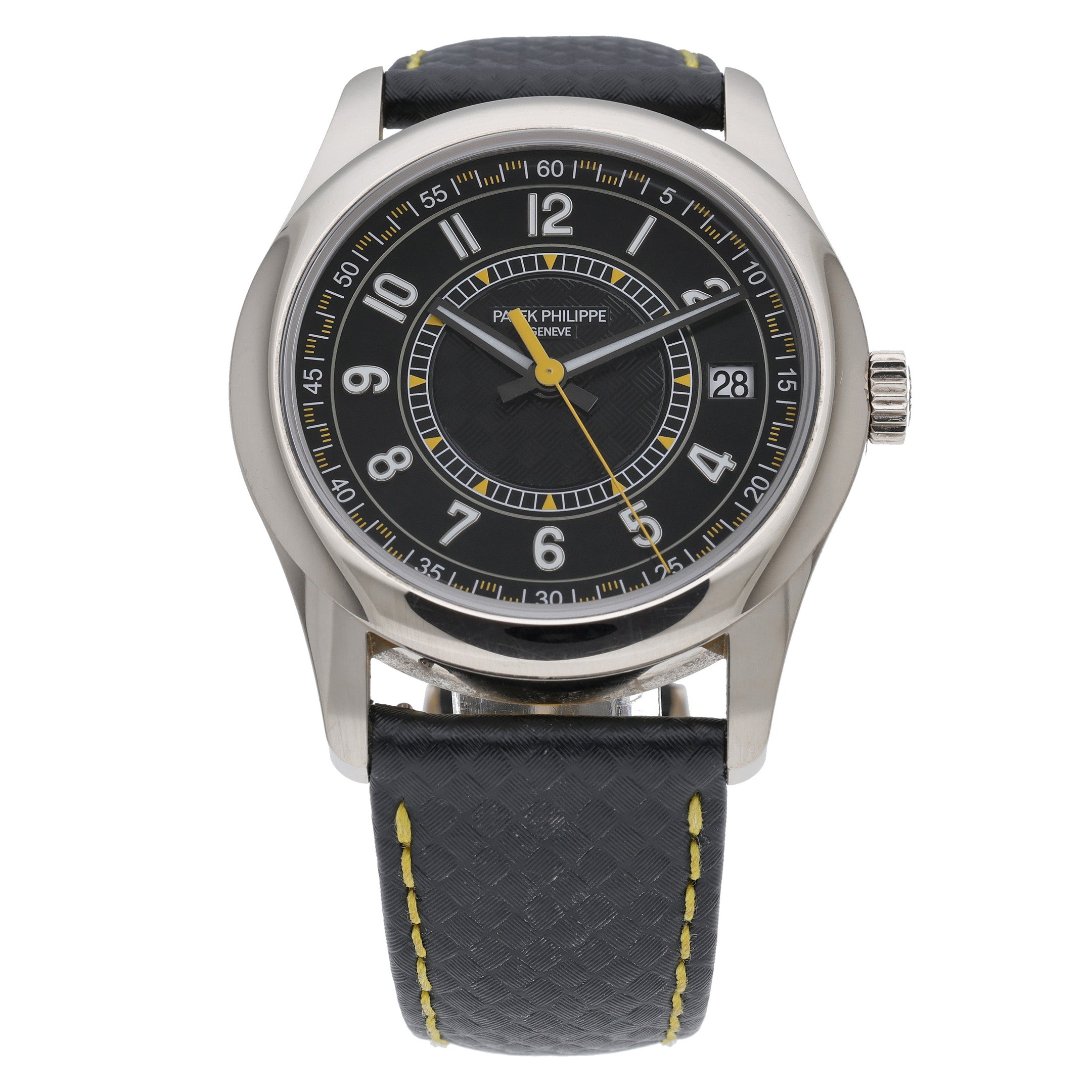 Patek Philippe Calatrava 6007G-001 with black dial and 18ct white gold case - product image 3