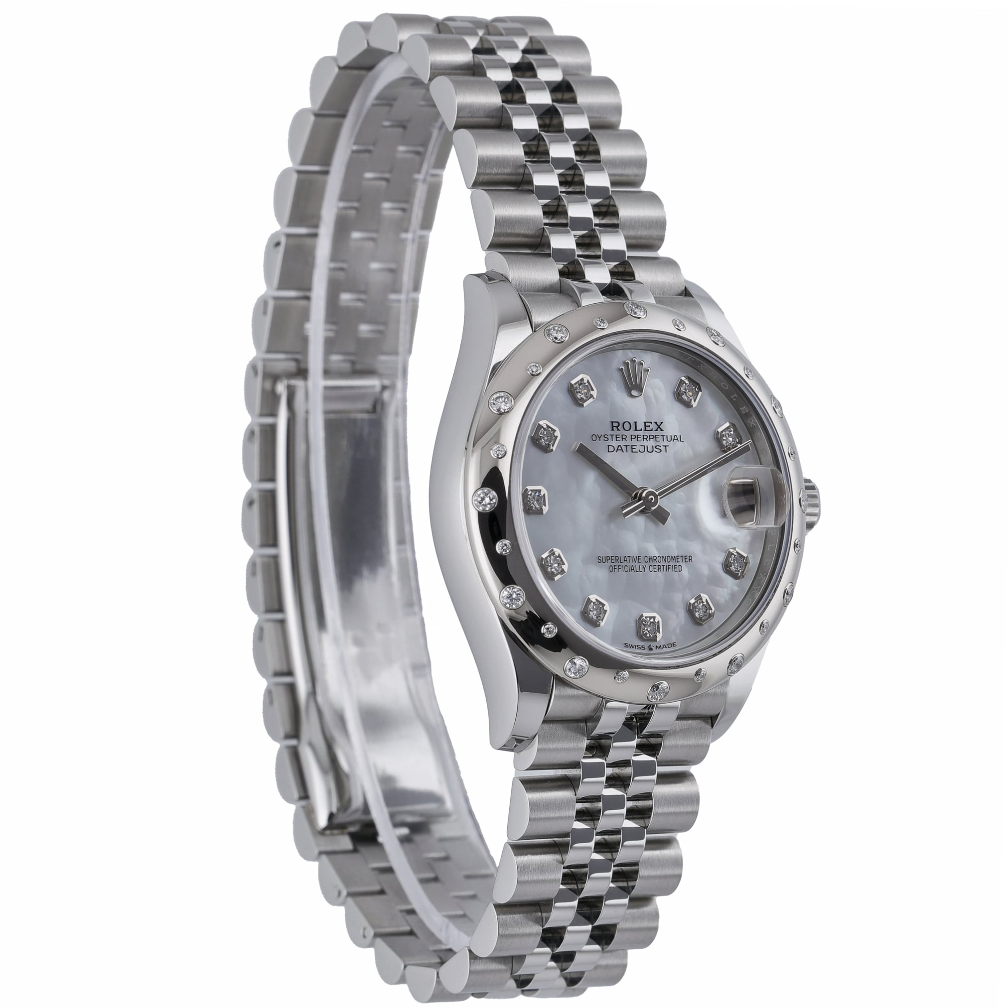 Rolex Datejust 278344RBR with mother of pearl dial and oystersteel case - product image 4
