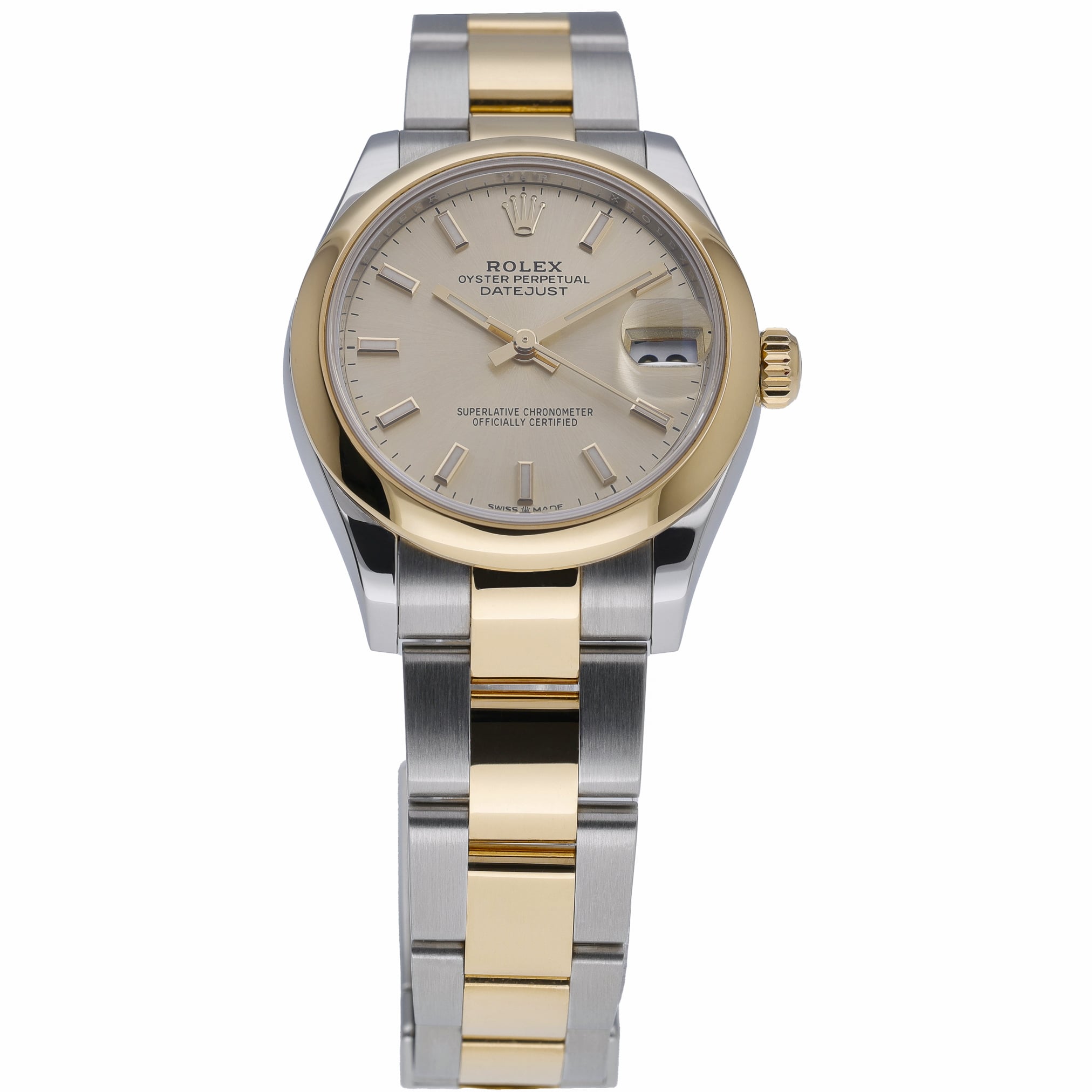 Rolex Datejust 278243 with champagne dial and steel & yellow gold case - product image 2