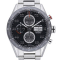 Tag Heuer Calibre 16 CV2A1R.BA0799 with black dial and steel case