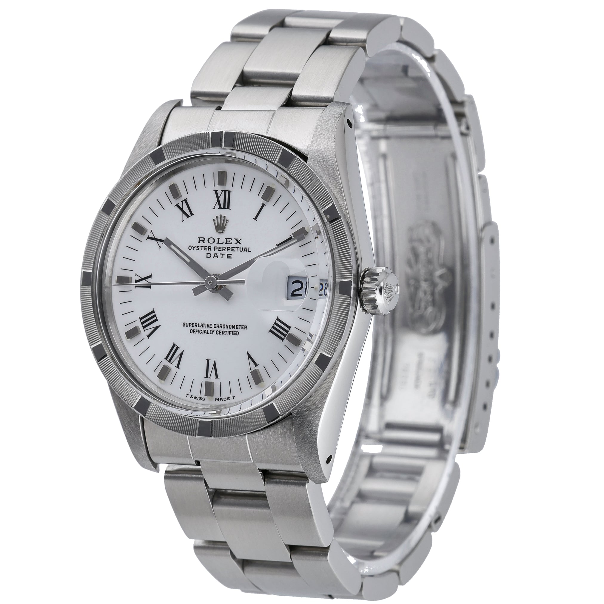 Rolex Date 15010 with white dial and oystersteel case - product image 3