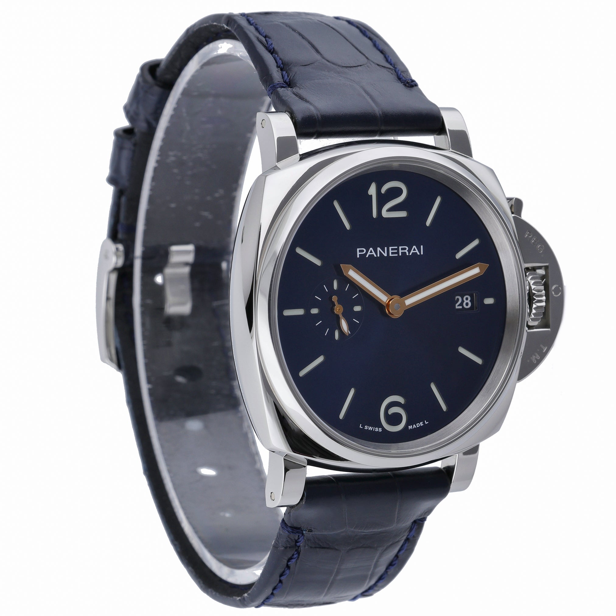 Panerai Luminor Due PAM01274 with blue dial and steel case - product image 4