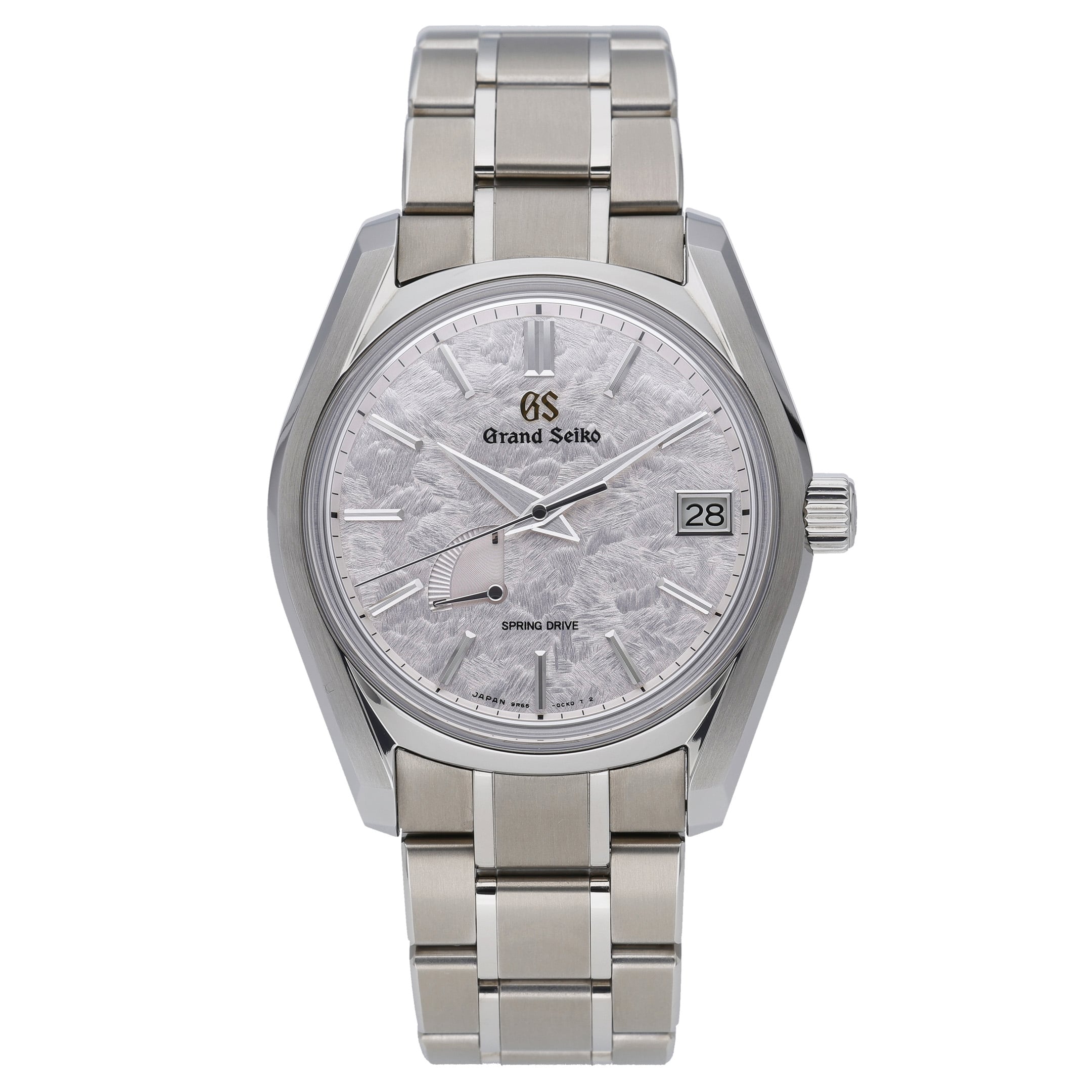 Grand Seiko Shunbun' Spring Cherry Blossom Spring Drive SBGA413G with pink dial and titanium case - product image 2