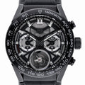 Tag Heuer Carrera 02T Tourbillon Chronograph CAR5A90.FC6415 with black dial and ceramic case
