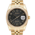Rolex Datejust 116208 with jubilee dial and 18ct yellow gold case