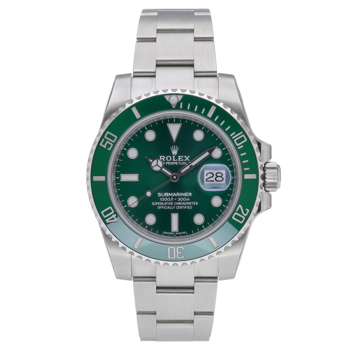 Rolex Submariner 116610LV with green dial and oystersteel case - product image 2