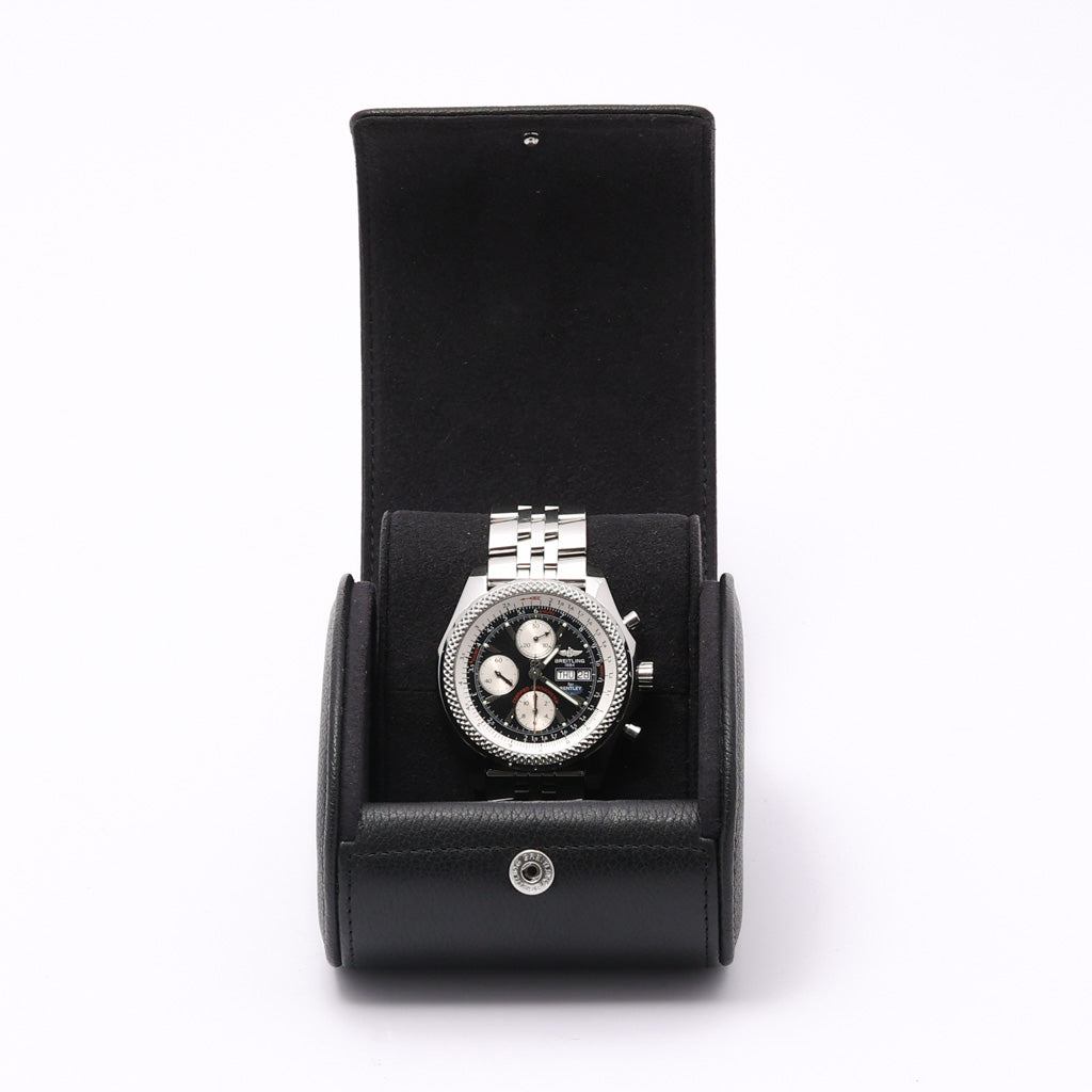 Breitling Bentley GT A13362 with black dial and steel case