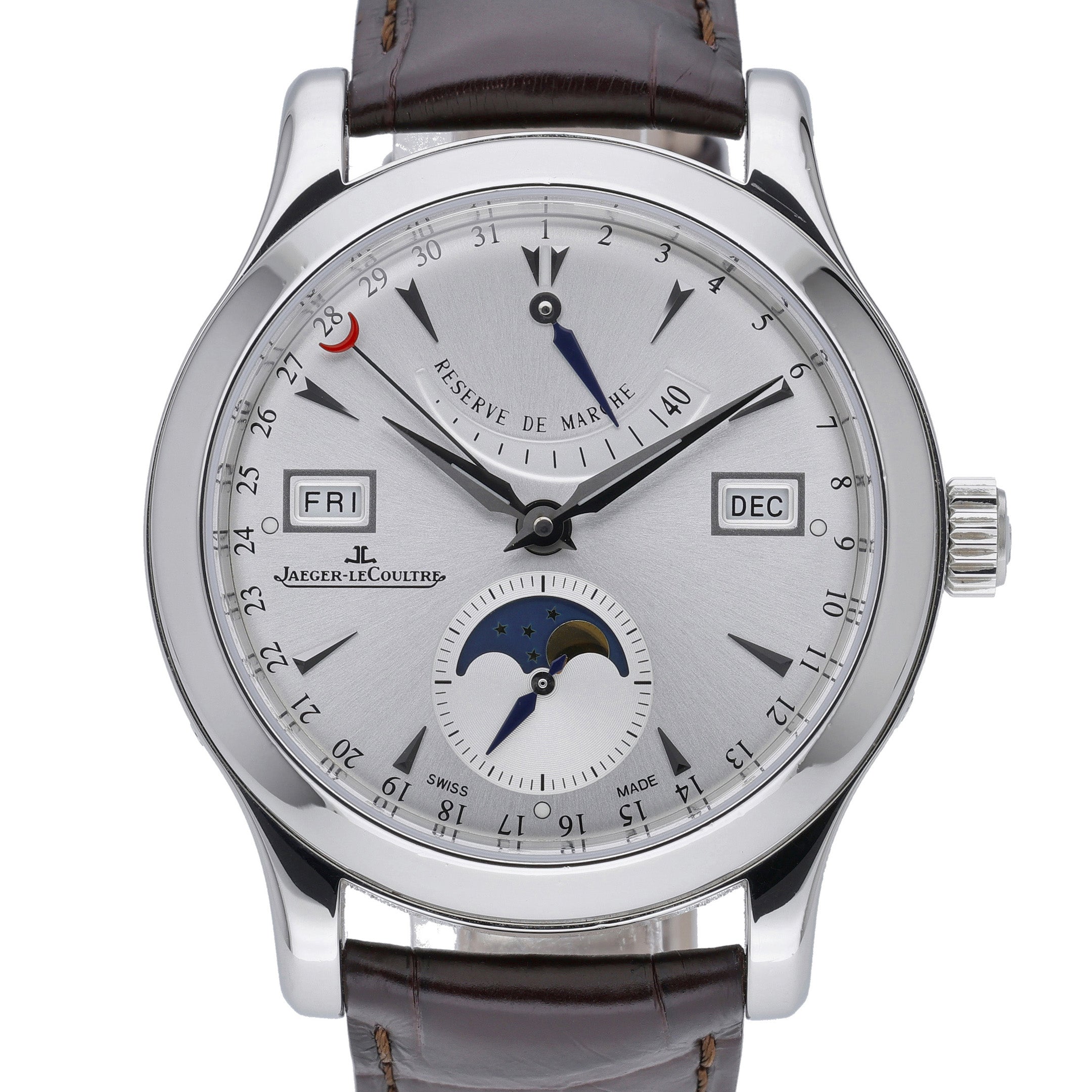 Jaeger-LeCoultre Master Calendar Q151842A with silver dial and steel case