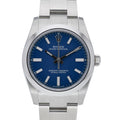 Rolex Rolex Oyster Perpetual 34 124200 with med blue dial and oystersteel case