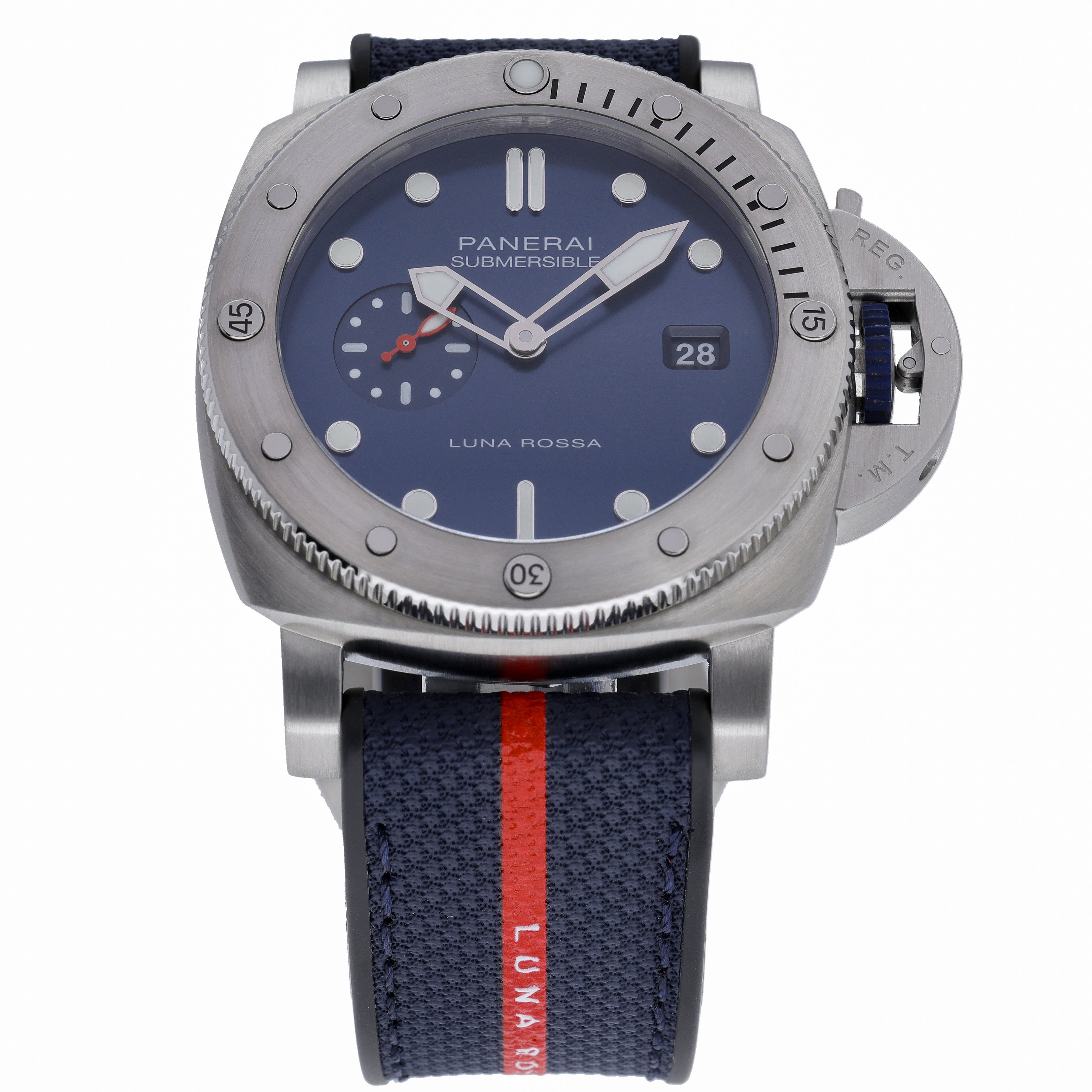 Panerai Luminor Submersible PAM 01391 with blue dial and steel case - product image 2