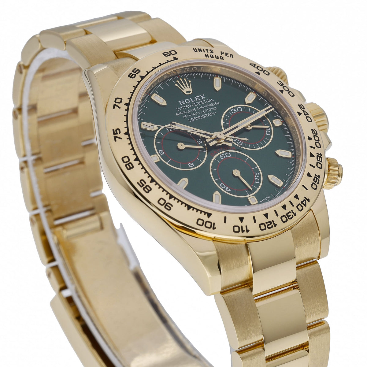 Rolex Daytona 116508 with green dial and 18ct yellow gold case - product image 4