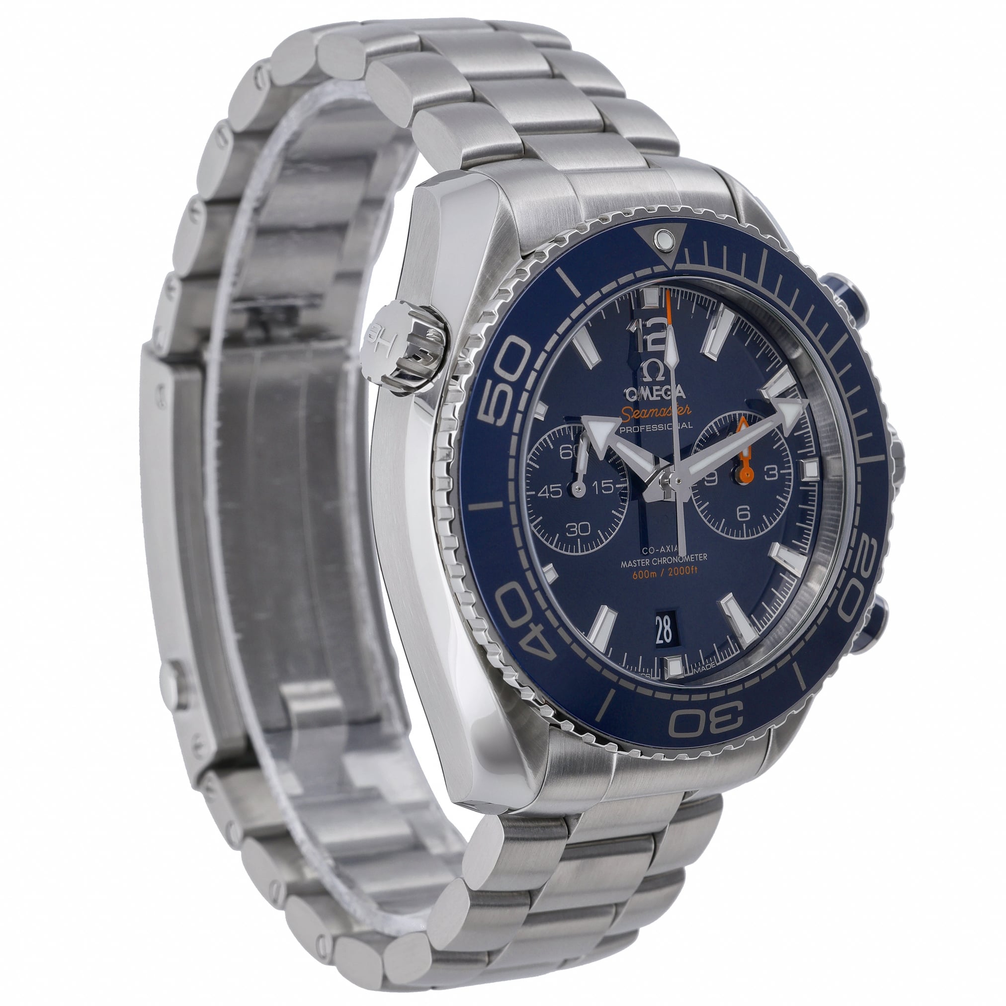 Omega Seamaster Planet Ocean Chronograph 215.30.46.51.03.001 with blue dial and steel case - product image 4