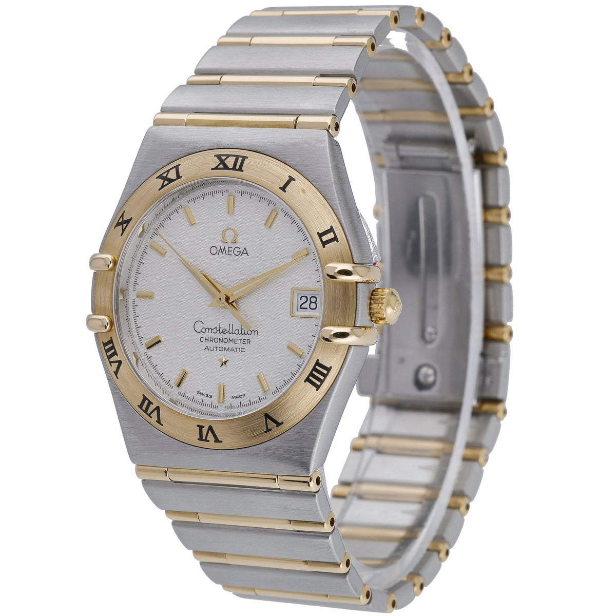 Omega Constellation 368.1201 with champagne dial and steel & yellow gold case - product image 3