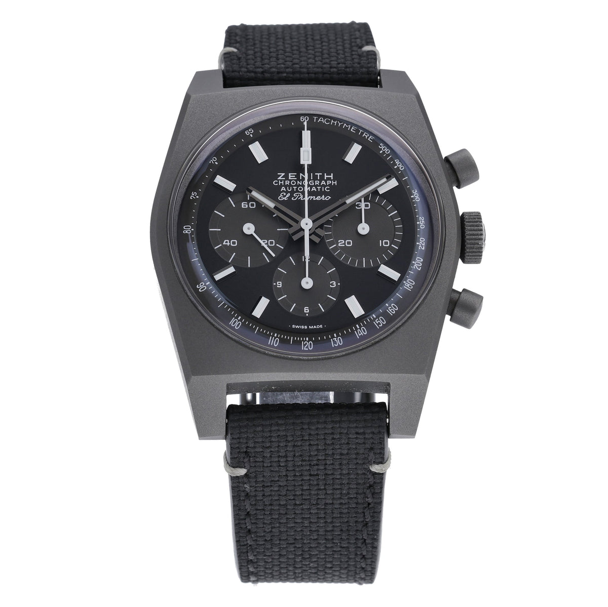 Zenith El Primero Chronomaster 97.T384.4061/21.C822 with black dial and titanium case - product image 3
