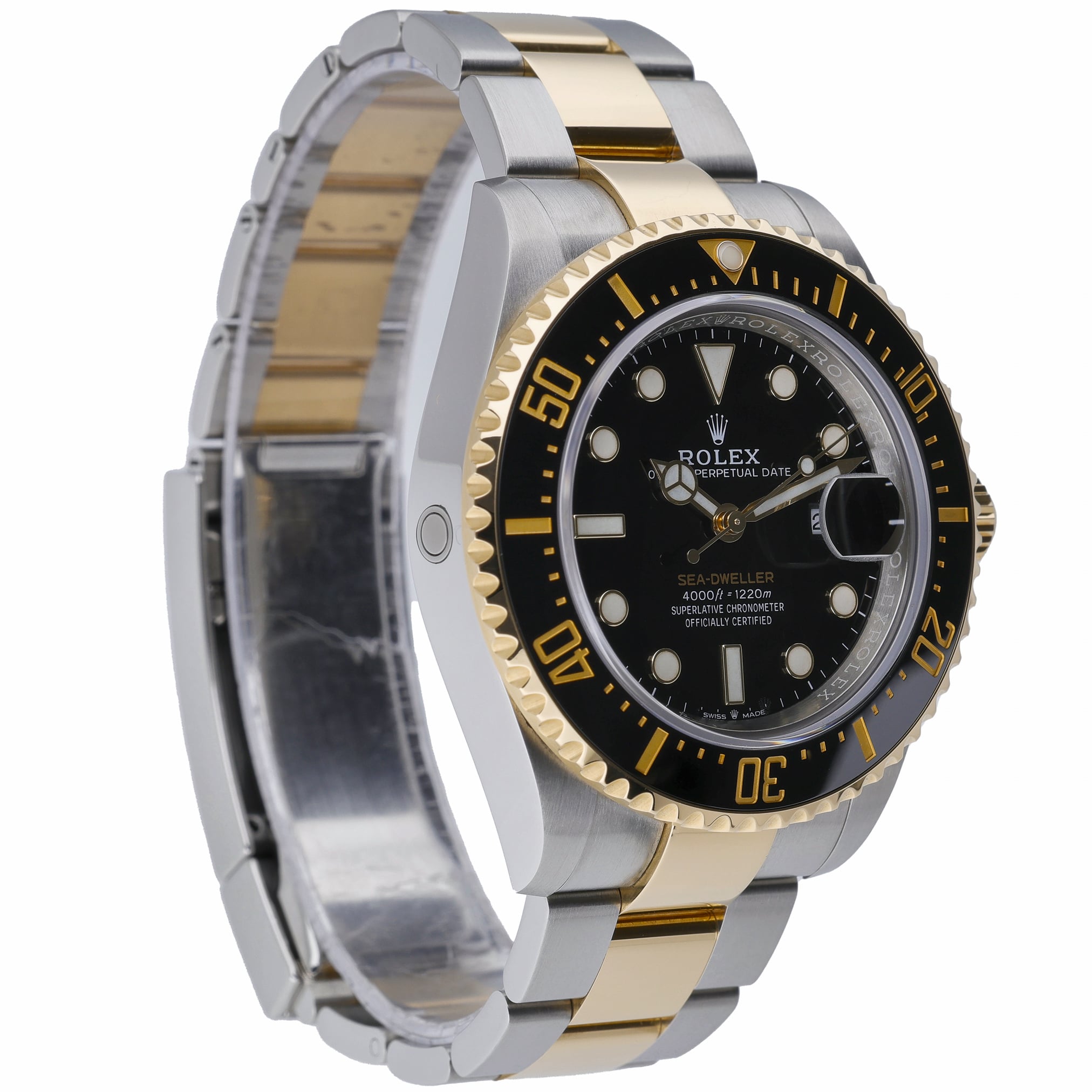 Rolex Sea-Dweller 126603 with black dial and steel & yellow gold case - product image 4
