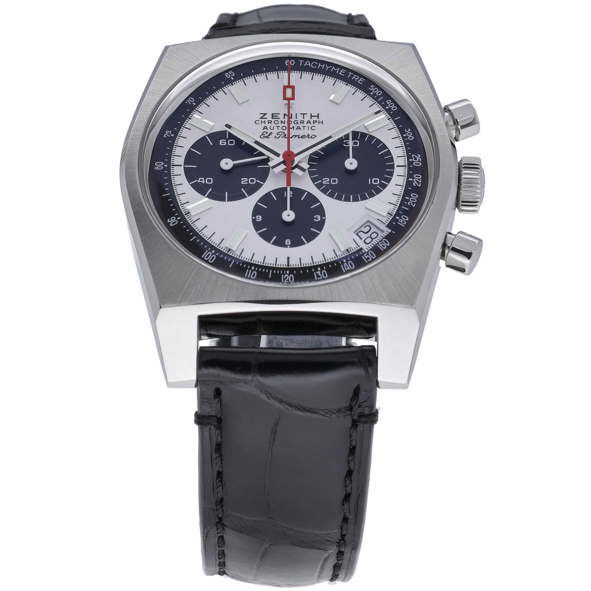 Zenith El Primero 03.A384.400/21.C815 with white dial and steel case - product image 2