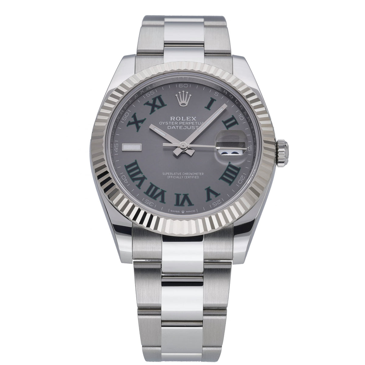 Rolex Datejust 41 126334 with slate dial and steel & white gold case - product image 2