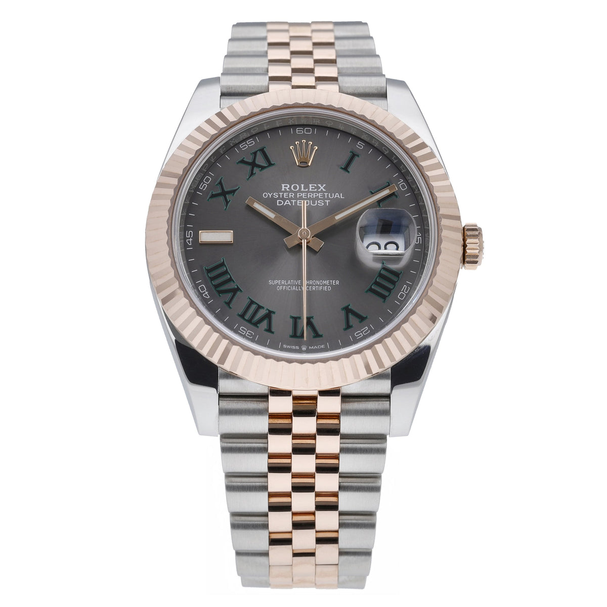 Rolex Datejust 41 126331 with slate dial and steel & rose gold case - product image 3