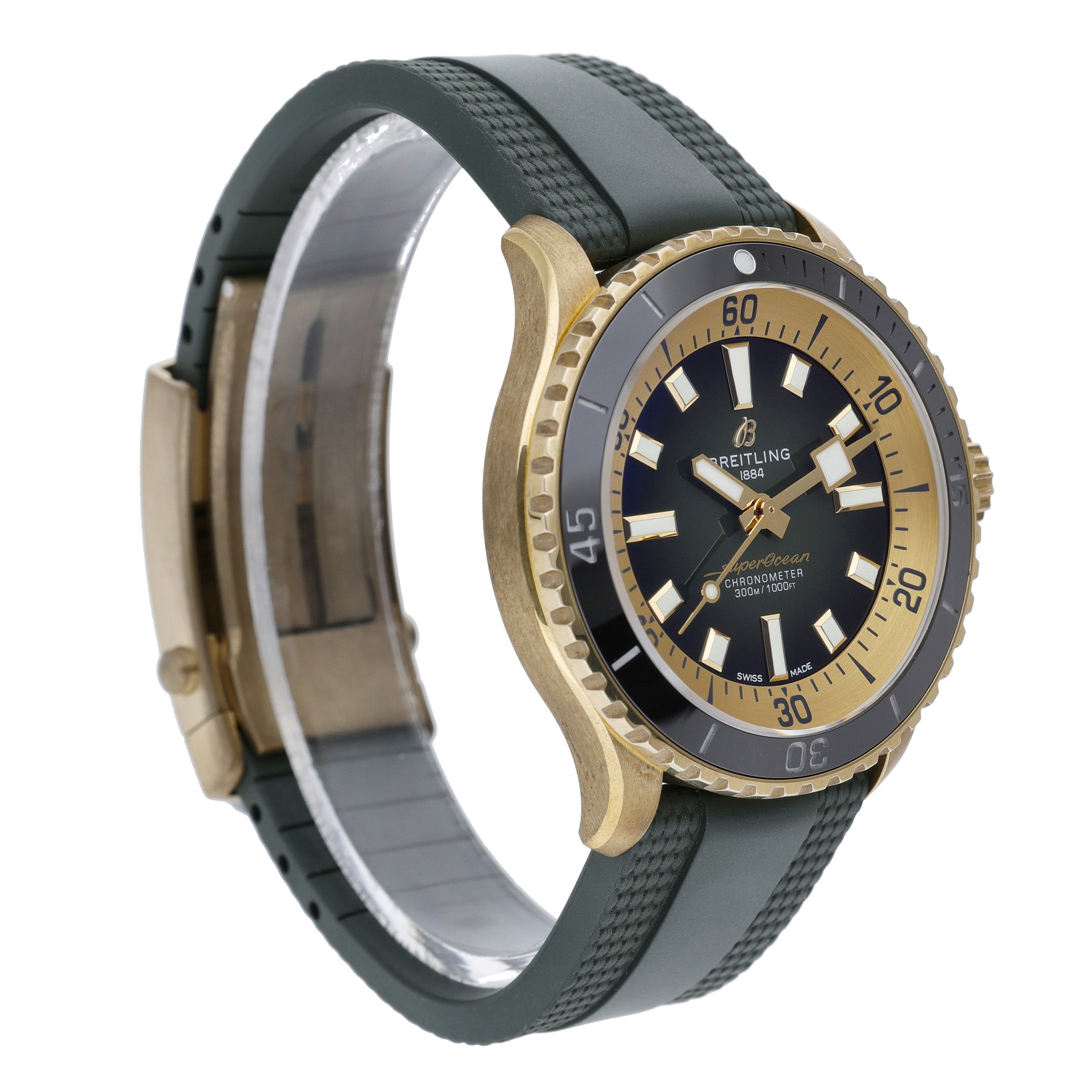 Breitling Superocean N17375 with green dial and bronze case - product image 4