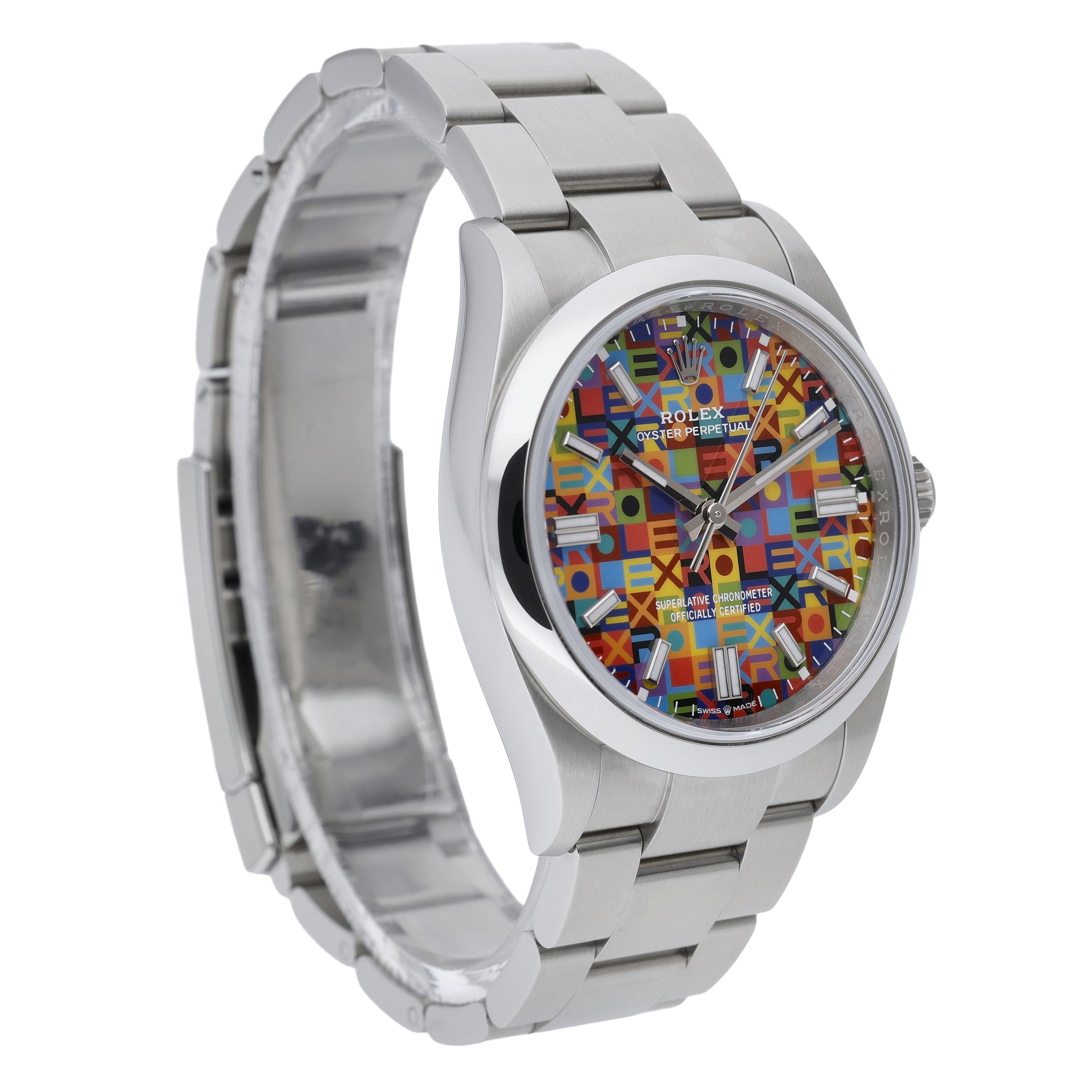 Rolex Rolex Oyster Perpetual 36 126000 with multicoloured jubilee motif dial and oystersteel case - product image 4
