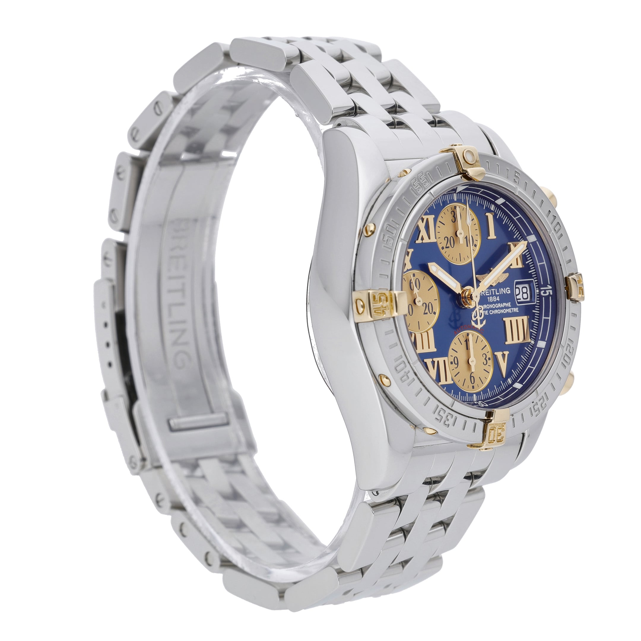 Breitling Chrono Cockpit B13357 with blue dial and steel case - product image 4