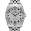 Rolex Datejust 16234 with white dial and steel & white gold case
