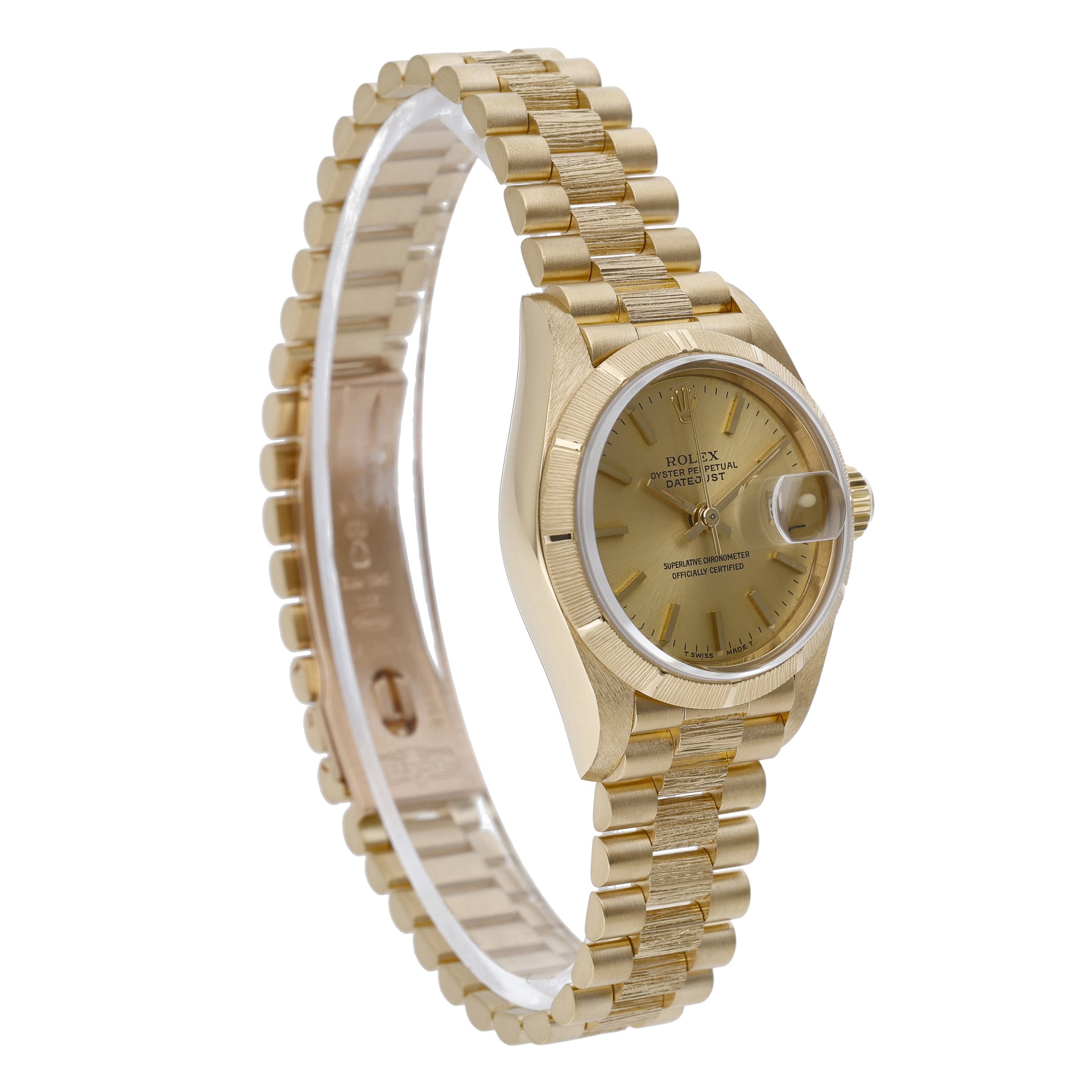 Rolex Datejust 69278 with champagne dial and 18ct yellow gold case - product image 4