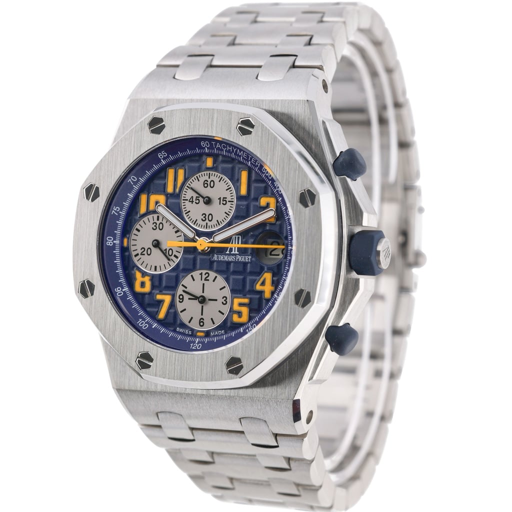 Audemars Piguet Royal Oak Chronograph 26107ST.OO.D018CR.01 with blue dial and steel case - product image 3
