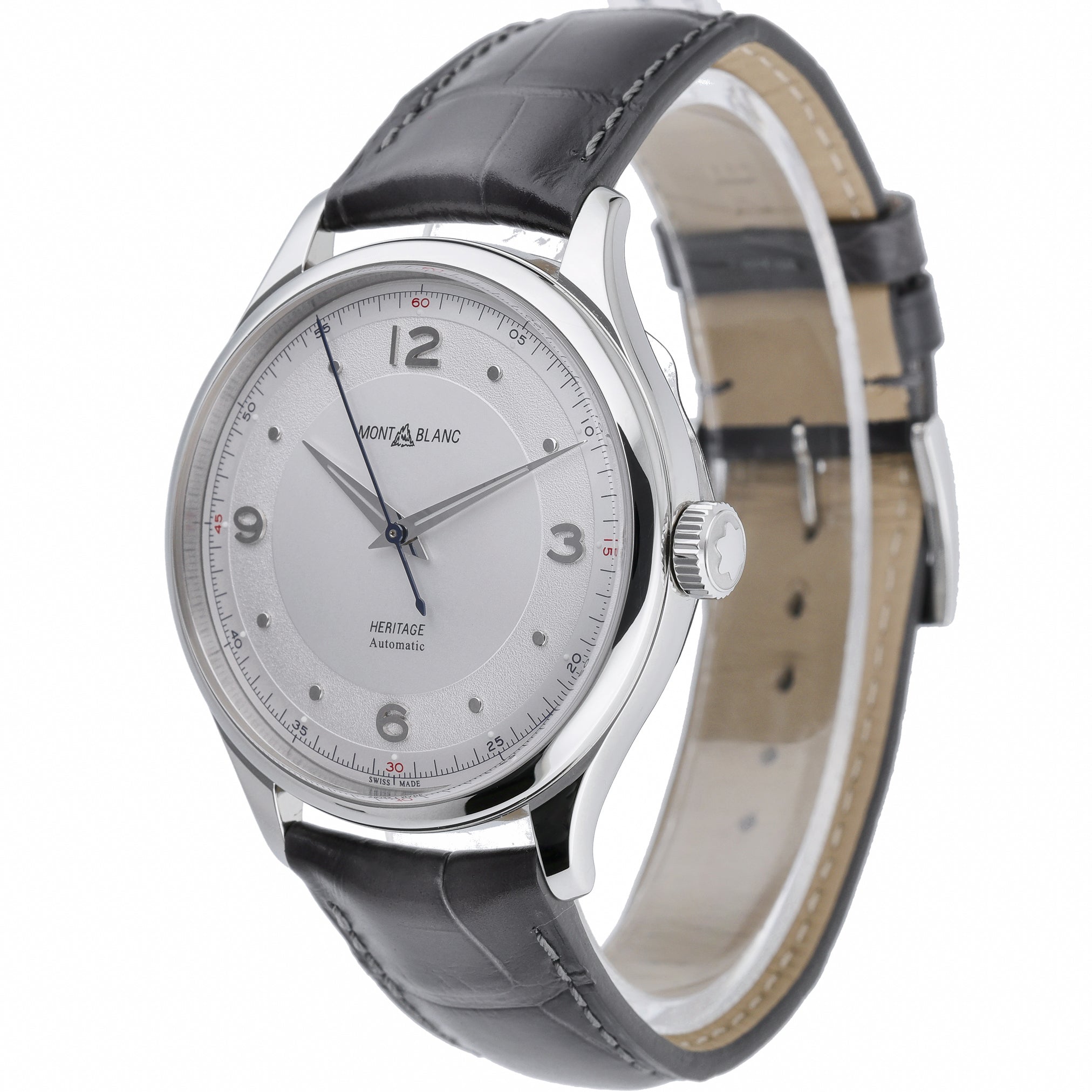 Montblanc Heritage Automatic MB119943 with silver dial and steel case - product image 3