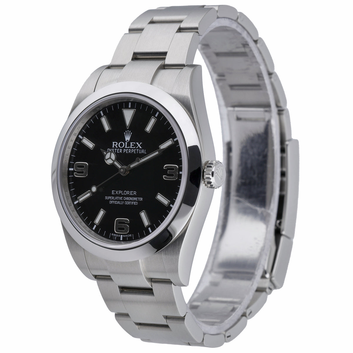Rolex Explorer 214270 with black dial and oystersteel case - product image 3