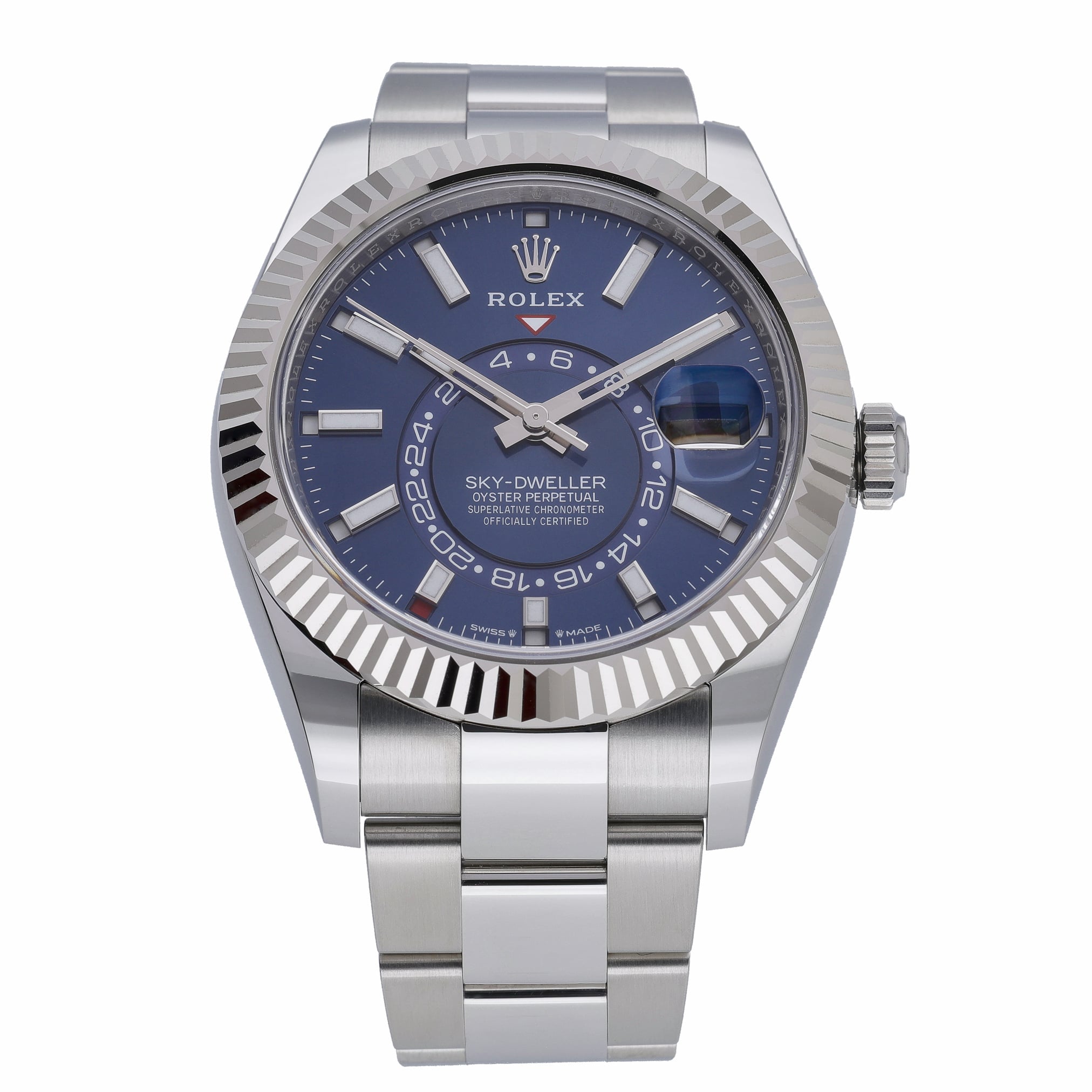 Rolex Sky-Dweller 336934 with blue dial and steel & white gold case - product image 2