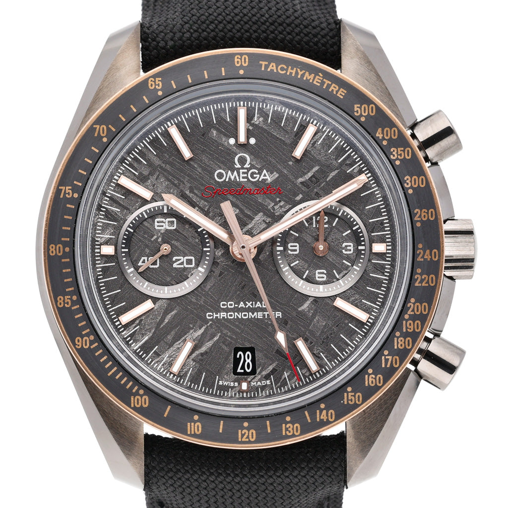 Omega Speedmaster 311.63.44.51.99.001 with meteorite dial and ceramic case