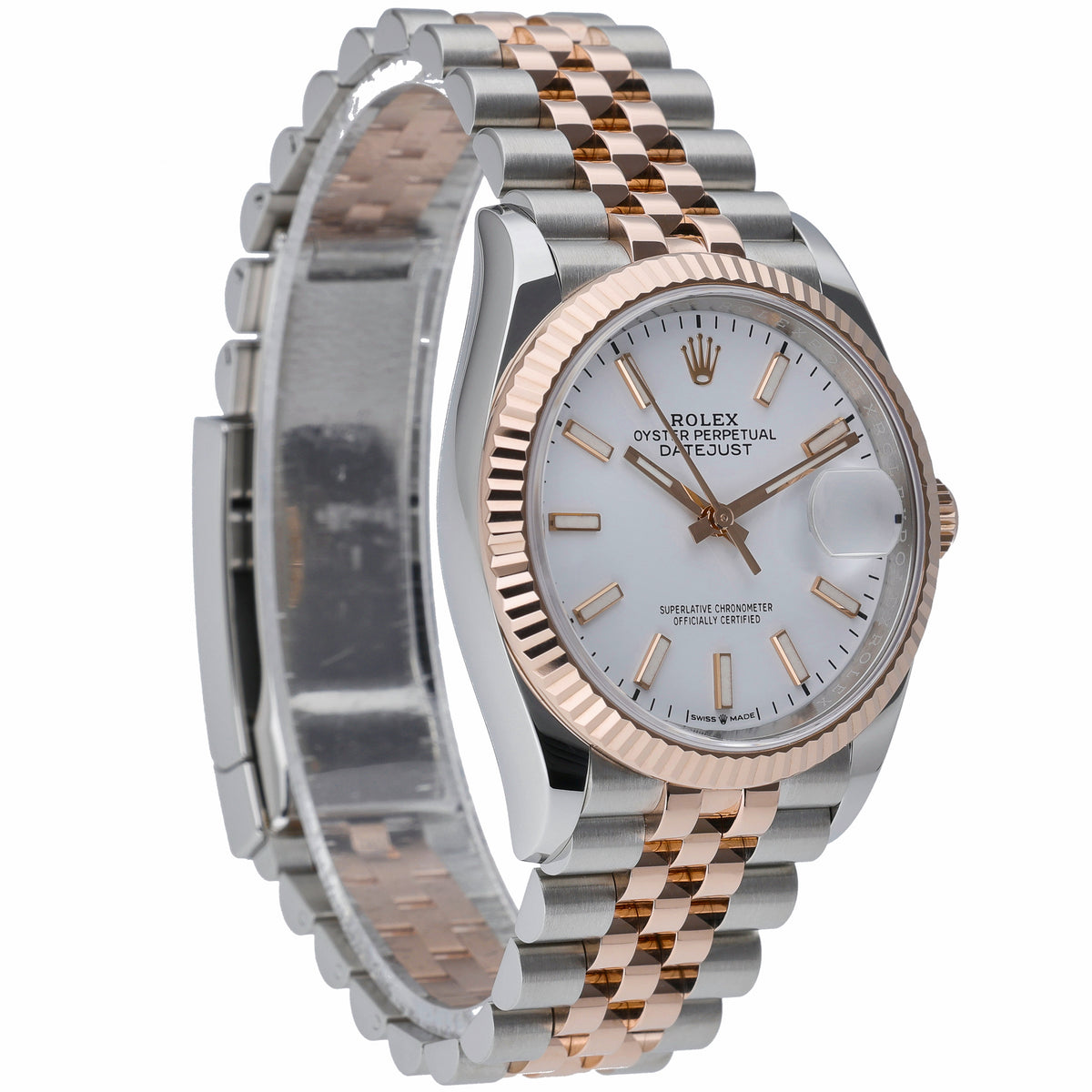 Rolex Datejust 36 126231 with white dial and steel & rose gold case - product image 4