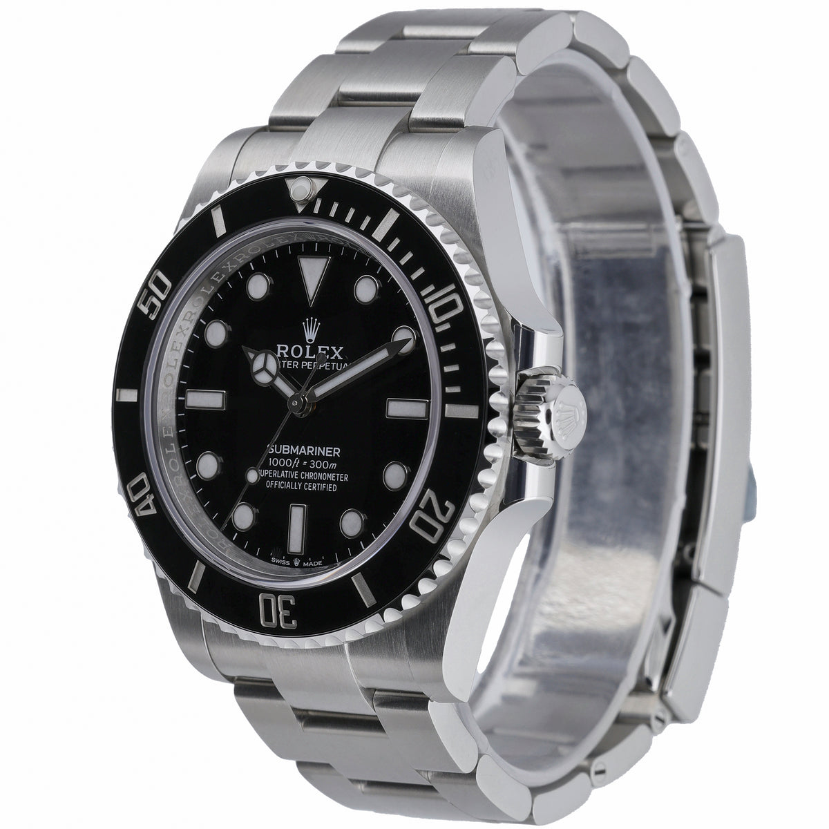 Rolex Submariner 124060 with black dial and oystersteel case - product image 3