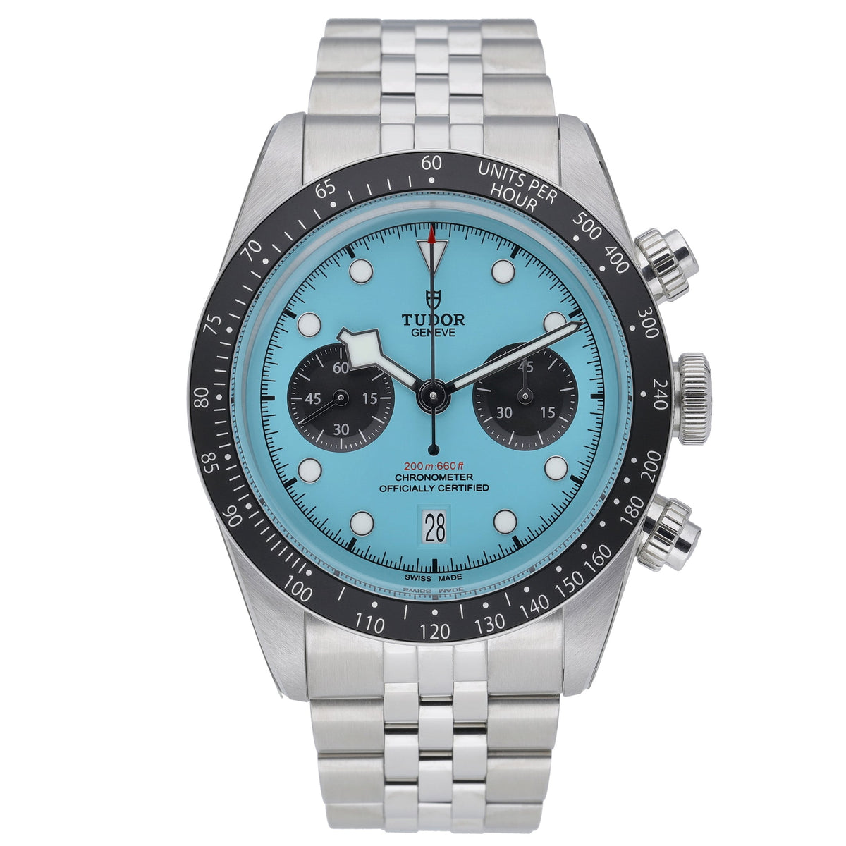 Tudor Black Bay Chrono M79360N with turquoise dial and steel case - product image 2