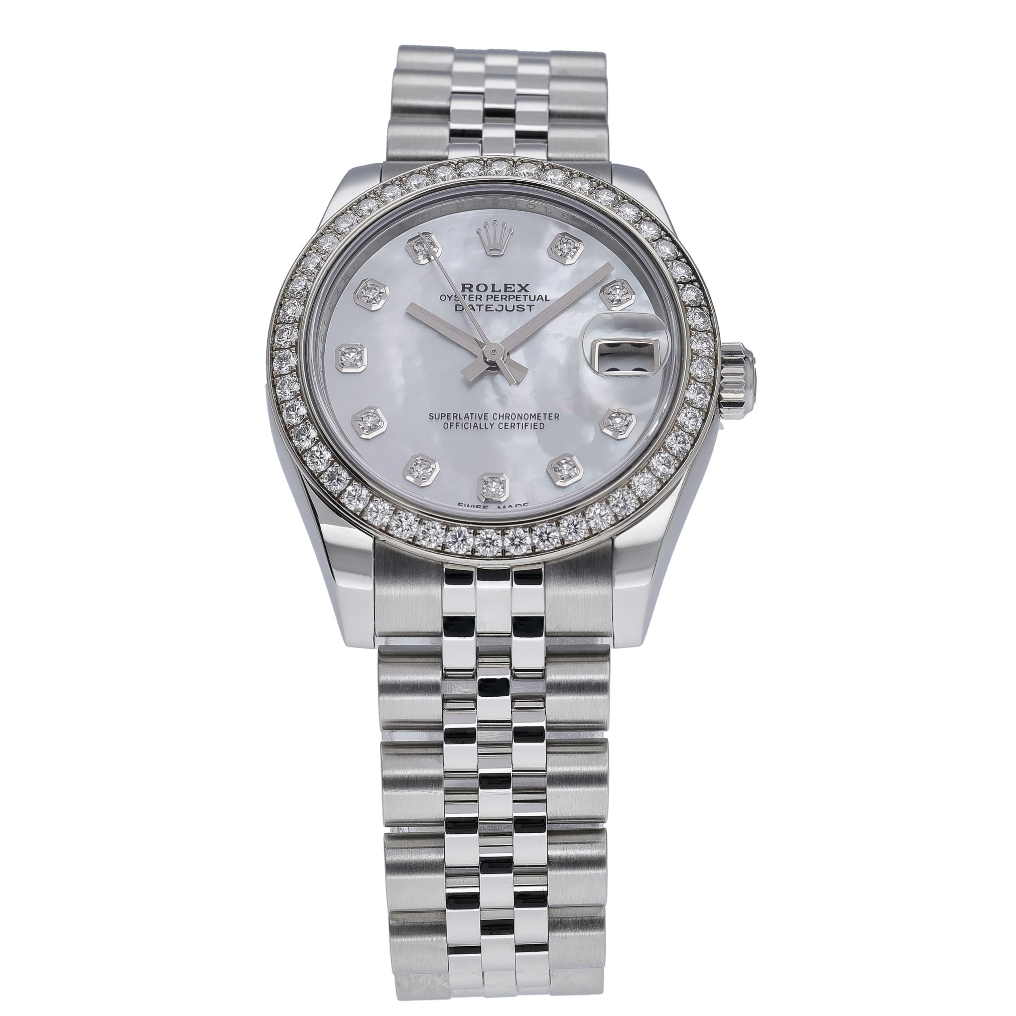 Rolex Datejust 178384 with mop diamond dial dial and oystersteel case - product image 2