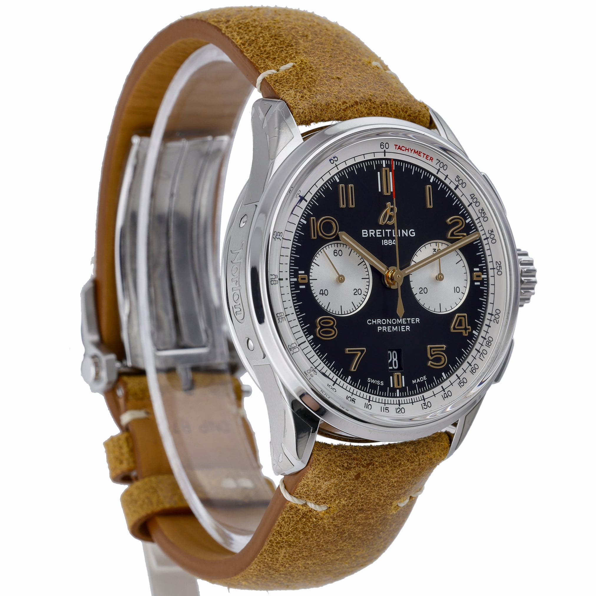 Breitling Premier B01 Chronograph 42 AB0118A21B1X1 with black dial and steel case - product image 4