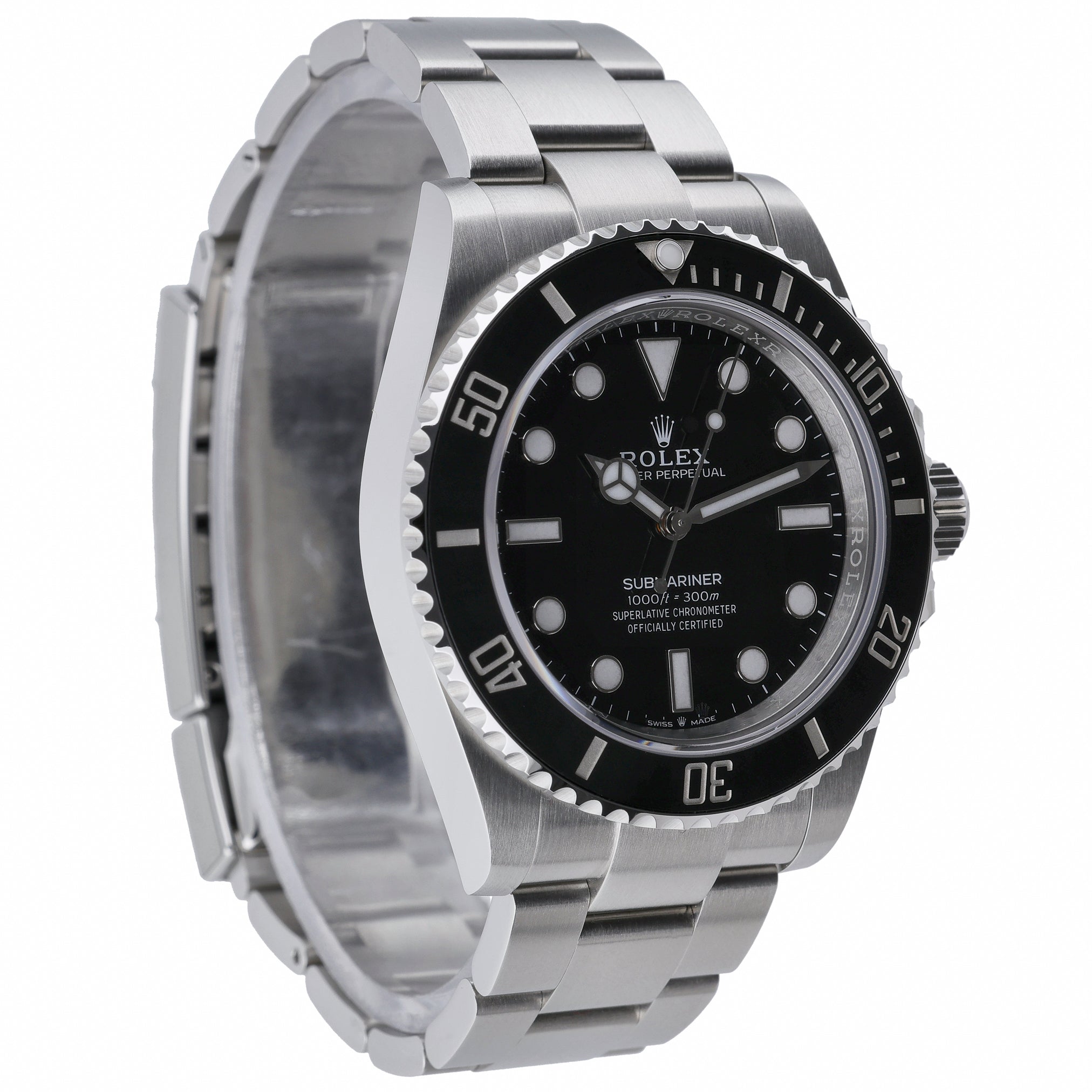 Rolex Submariner 124060 with black dial and oystersteel case - product image 4