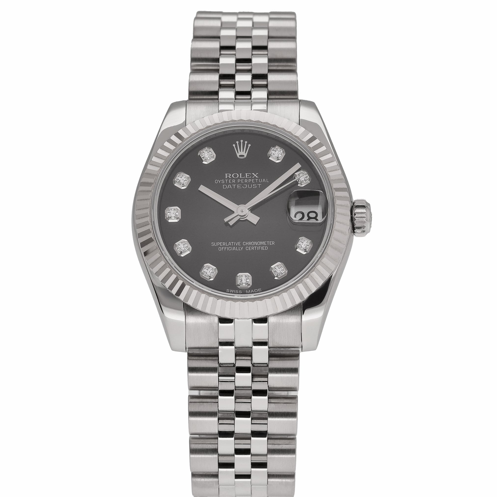 Rolex Datejust 31 178274 with black dial and oystersteel case - product image 2