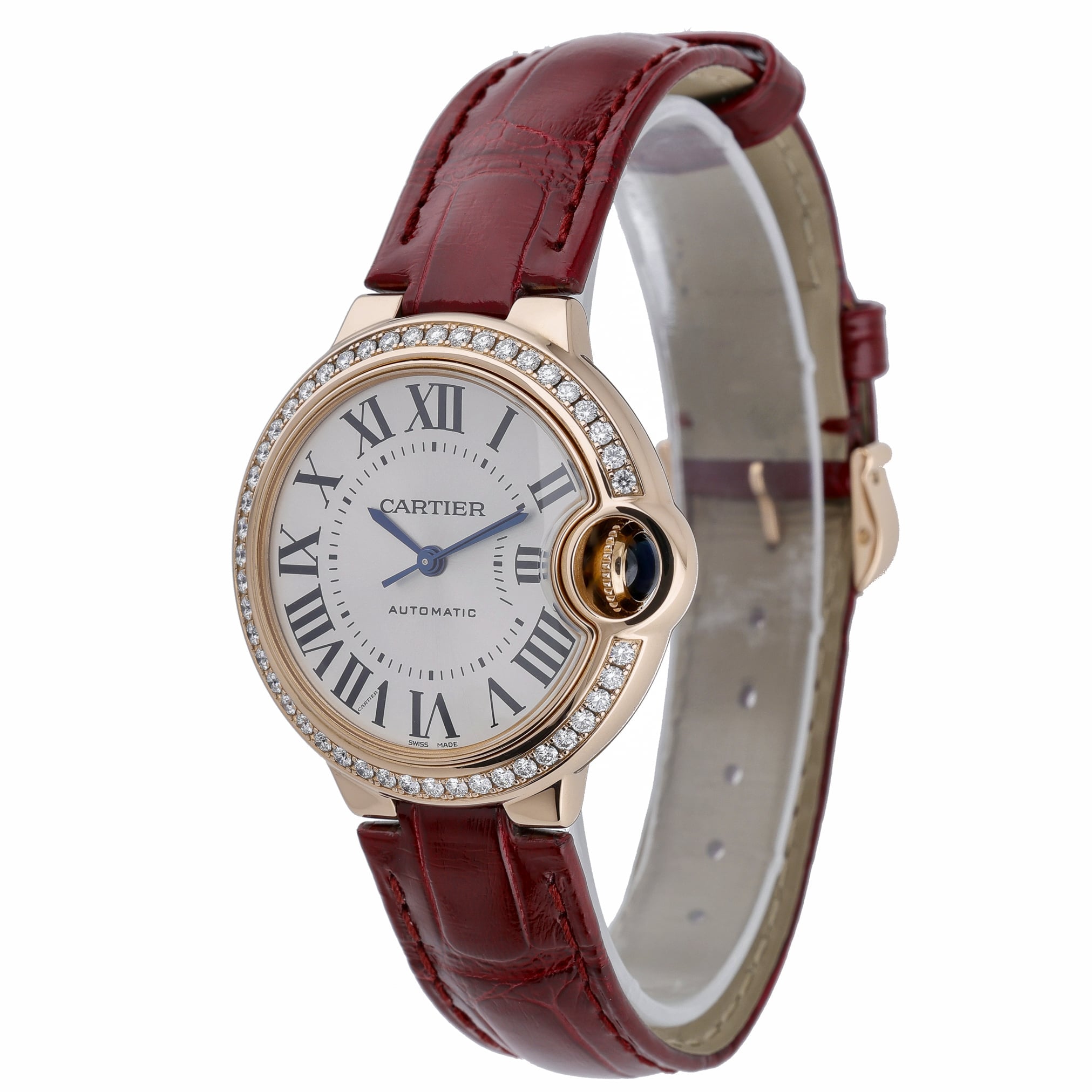 Cartier Ballon Bleu WJBB0033 with silver dial and 18ct rose gold case - product image 3