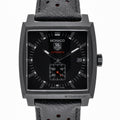 Tag Heuer Monaco WW2119 with black dial and steel case