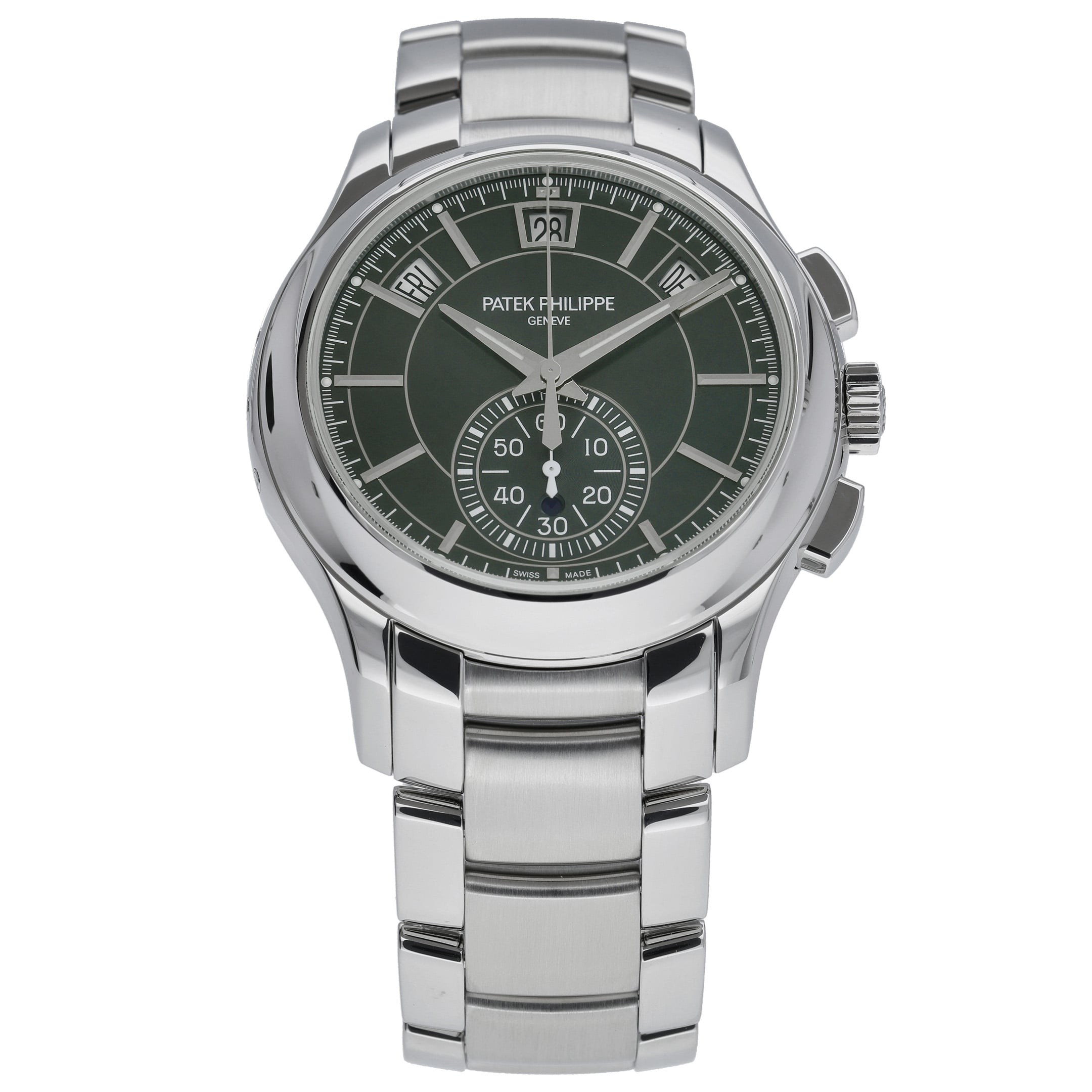 Patek Philippe Annual Calendar 5905/1A-001 with green dial and steel case - product image 3