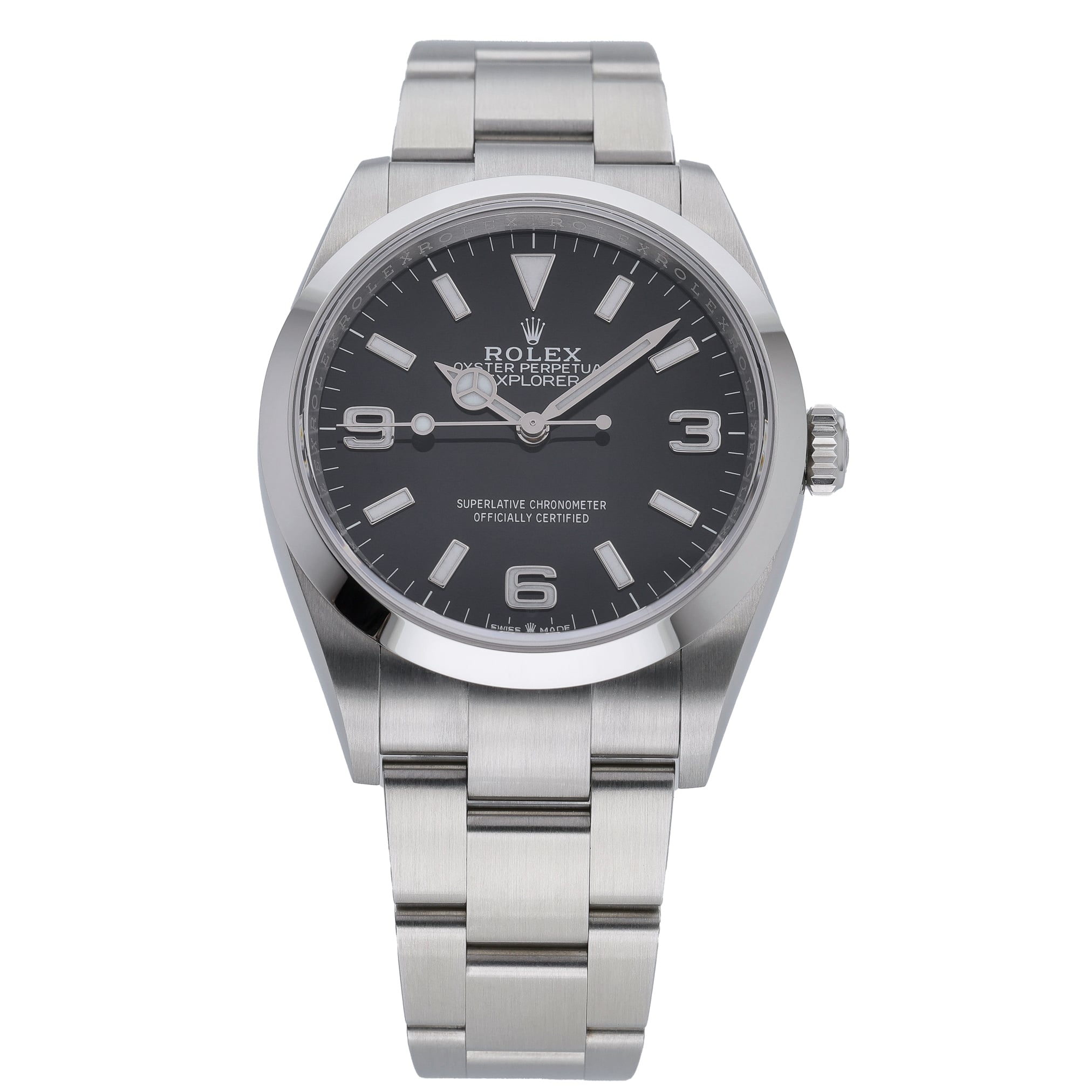 Rolex Explorer 124270 with black dial and oystersteel case - product image 2