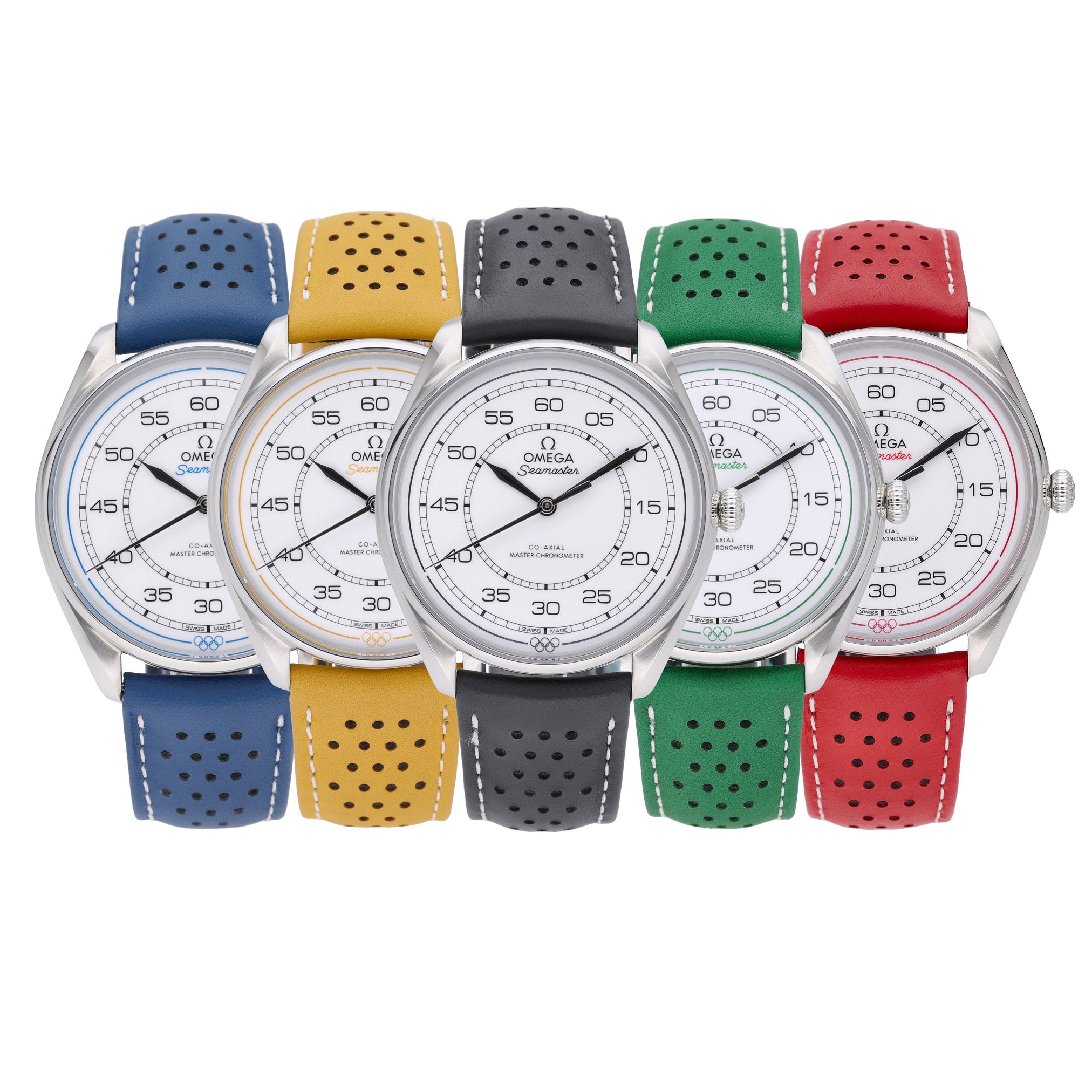 Omega Olympic Set 522.32.40.20.04.001 with white dial and steel case